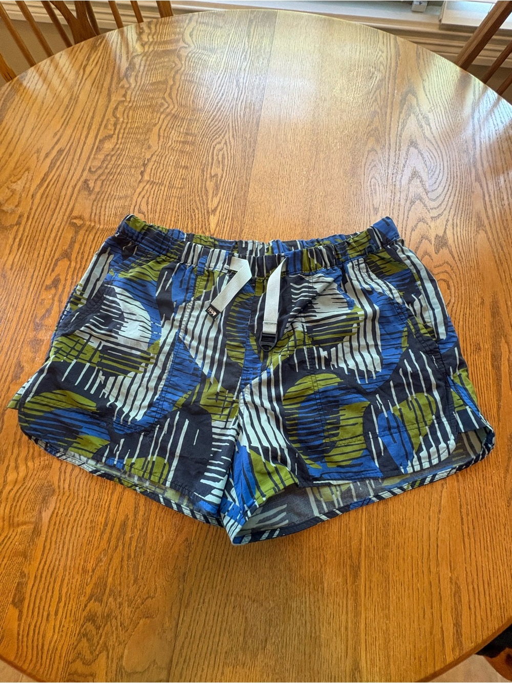 REI Co-op Amphib Sahara Shorts Baggies Nylon Sport Women’s XL Blue Green